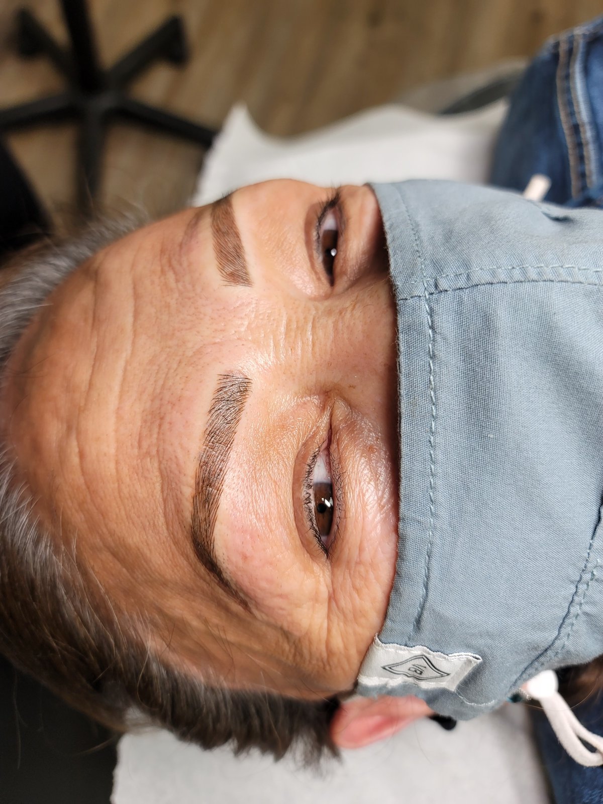 Soft nano brow result